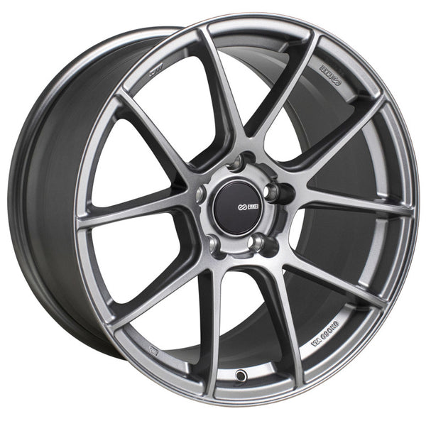 Enkei TS-V 18x8.5 5x114.3 38mm Offset 72.6mm Bore Storm Grey Wheel