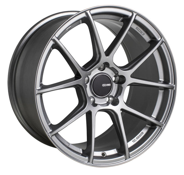 Enkei TS-V 18x9.5 5x100 45mm Offset 72.6mm Bore Storm Grey Wheel