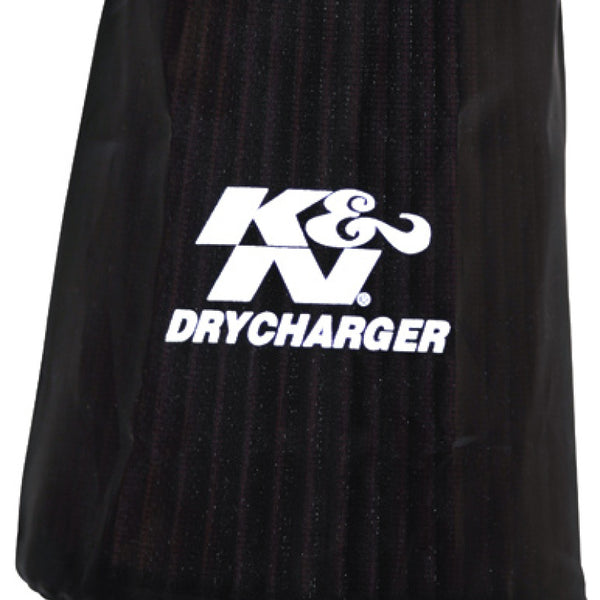 K&N Drycharger Air Filter Wrap Black 5.375in Diameter / 6.5in Height