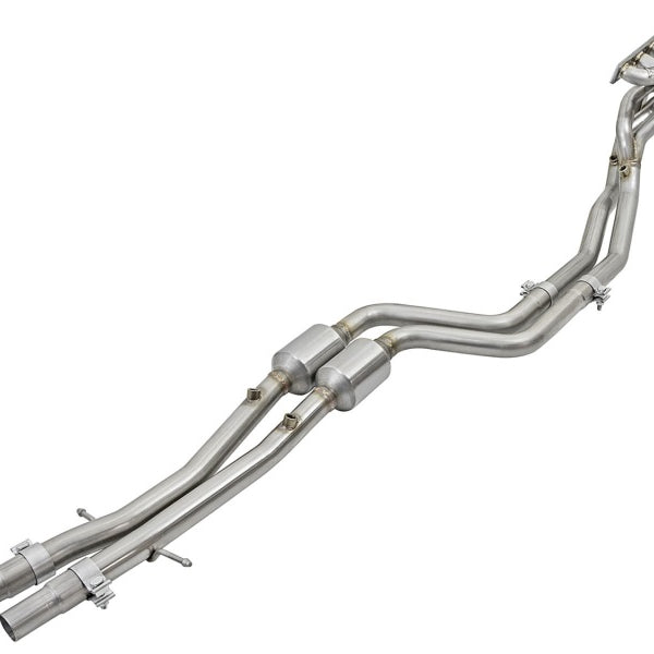 aFe Twisted Steel Long Tube Headers w/ Mid Pipes (Catted) 96-99 BMW M3 L6-3.2L S52