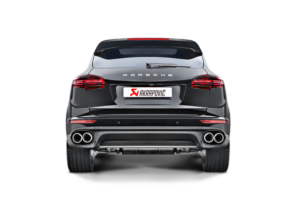 Akrapovic 15-17 Porsche Cayenne GTS (958 FL) Slip-On Line (Titanium) w/ Carbon Tips