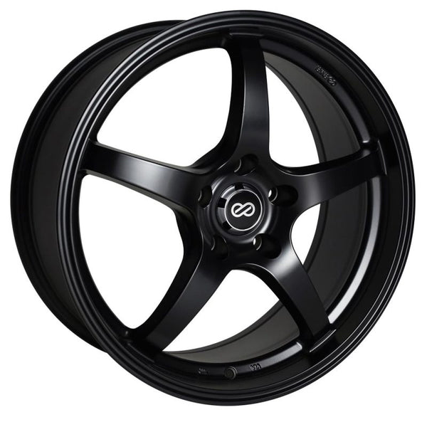 Enkei VR5 18x8 45mm Offset 5x112 Bolt Pattern 72.6 Bore Dia Matte Black Wheel