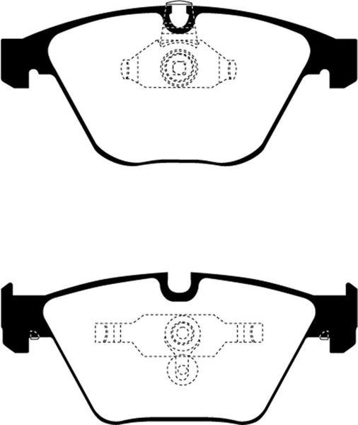 EBC 11-12 BMW 1M Coupe 3.0 Twin Turbo Greenstuff Front Brake Pads