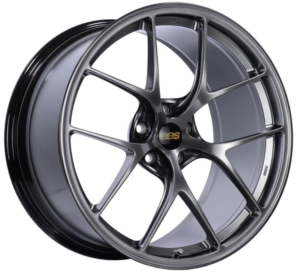 BBS RI-D 19x8.5 5x112 ET43 Diamond Black Wheel -82mm PFS/Clip Required