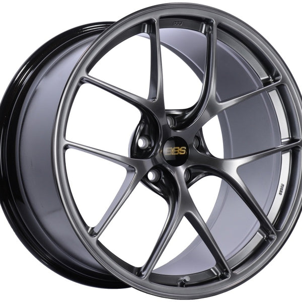 BBS RI-D 19x8.5 5x112 ET43 Diamond Black Wheel -82mm PFS/Clip Required