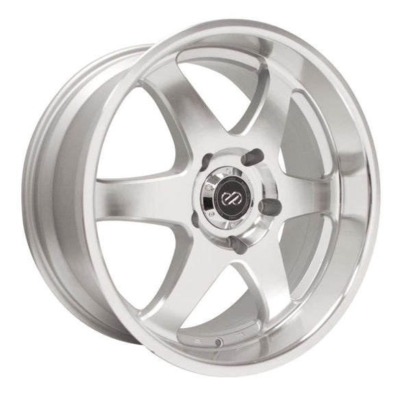 Enkei ST6 18x8.5 30mm Offset 6x135 Bolt Pattern  110.0mm Bore Dia Silver Machined Wheel