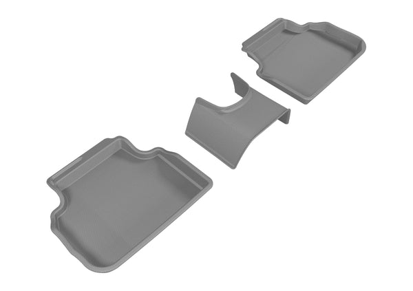 3D MAXpider 2016-2019 Mini Clubman Kagu 2nd Row Floormats - Gray