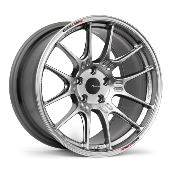 Enkei GTC02 18x8.5 5x112 43mm Offset 66.5mm Bore Hyper Silver Wheel