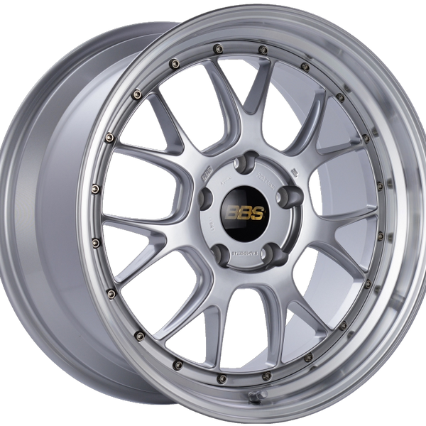 BBS LM-R 19x9.5 5x130 ET40 CB71.6 Diamond Silver Center Diamond Cut Lip Wheel