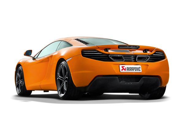 Akrapovic 12-14 McLaren 12C/12C Spyder Slip-On Line (Titanium) w/ Carbon Tips