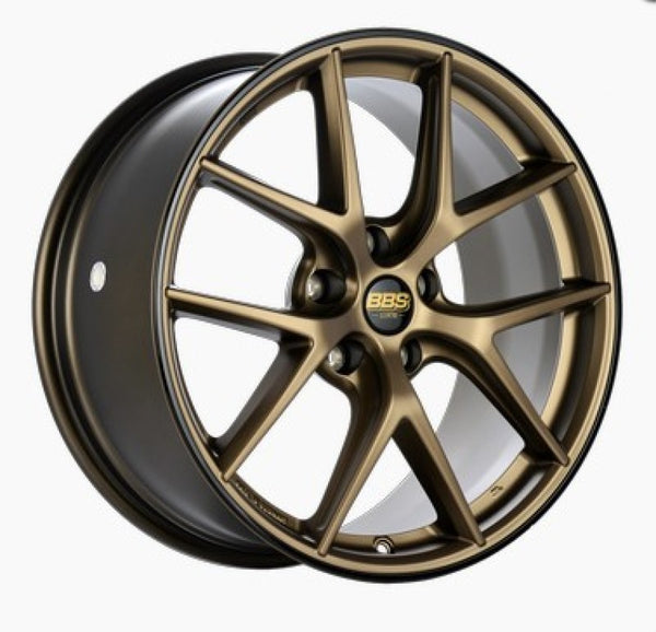 BBS CI-R 19x8.5 5x114.3 ET43 Matte Bronze Black Rim Protector Wheel -82mm PFS/Clip Required