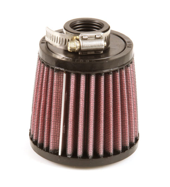 K&N Universal Clamp-On Air Filter 1in FLG / 3-1/2in T / 2-7/8in B / 3-1/2in H