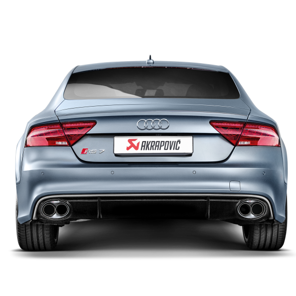 Akrapovic 14-17 Audi RS7 Sportback (C7) Evolution Line Cat Back (Titanium) w/ Carbon Tips