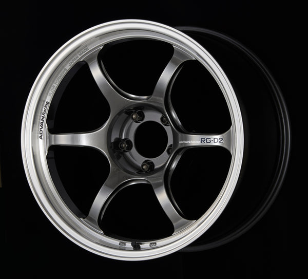 Advan RG-D2 17x7.5 +35 5-98 Machining & Racing Hyper Black Wheel