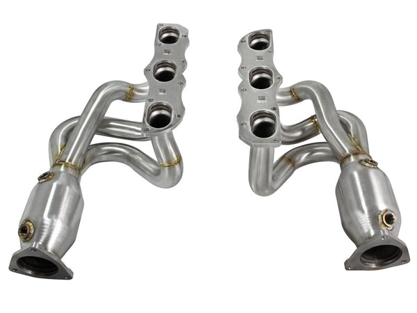 aFe Power Elite Twisted Steel Headers w/Cats 304 Stainless Steel 12-14 Porsche 911 (991) C2S 3.8L