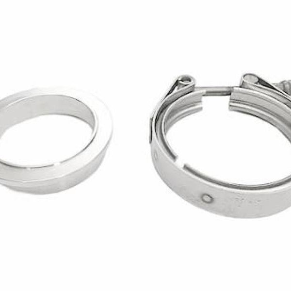 ATP Stainless Manifold Flange and Clamp set (For Garrett Undivided V-band Entry Housing)