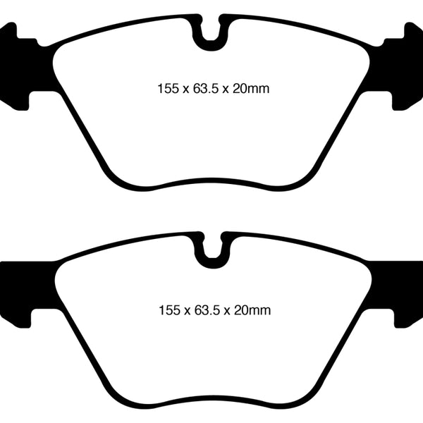 EBC 08-10 BMW 128 3.0 Redstuff Front Brake Pads