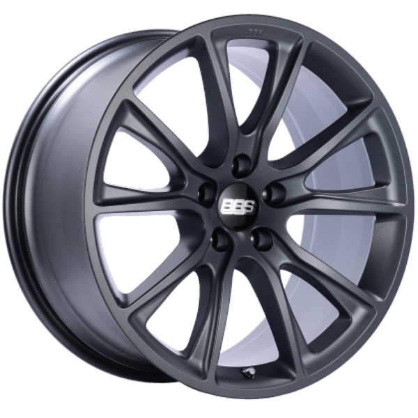 BBS SV 22x10.5 5x112 ET48 Satin Titanium Wheel -82mm PFS/Clip Required