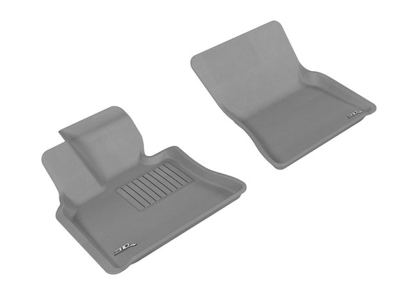 3D MAXpider 2007-2013 BMW X5/X6 E70/E71 Kagu 1st Row Floormat - Gray