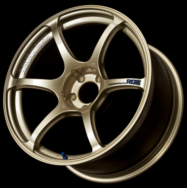 Advan RGIII 17x7.0 +42 4-100 Racing Gold Metallic Wheel