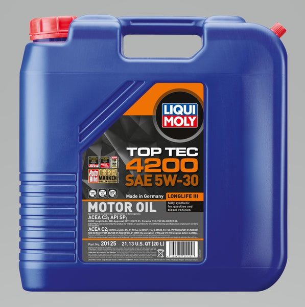 LIQUI MOLY 20L Top Tec 4200 Motor Oil 5W-30