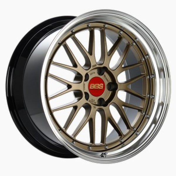 BBS LM 19x8.5 5x130 ET50 CB 71.6 Satin Bronze Center/Bright Machined Lip/Black Barrel Wheel