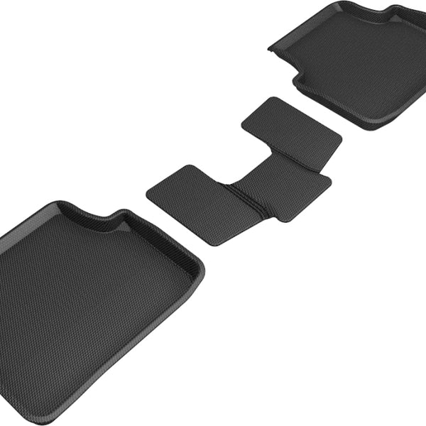 3D MAXpider 2019-2019 Volkswagen Jetta Kagu 2nd Row Floormats - Black