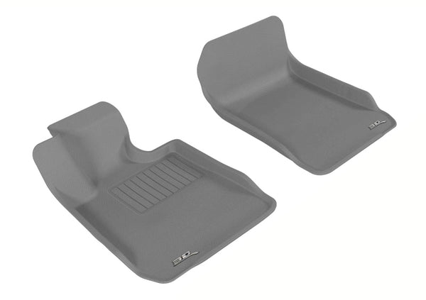 3D MAXpider 2006-2011 BMW 3 Series E90/E92 Kagu 1st Row Floormat - Gray