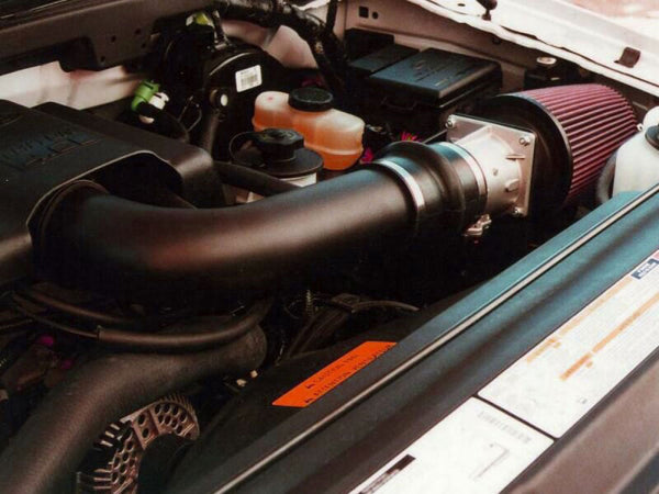 Airaid 97-03 Ford F-150/97-04 Expedition 4.6/5.4L CL Intake System w/ Black Tube (Dry / Red Media)