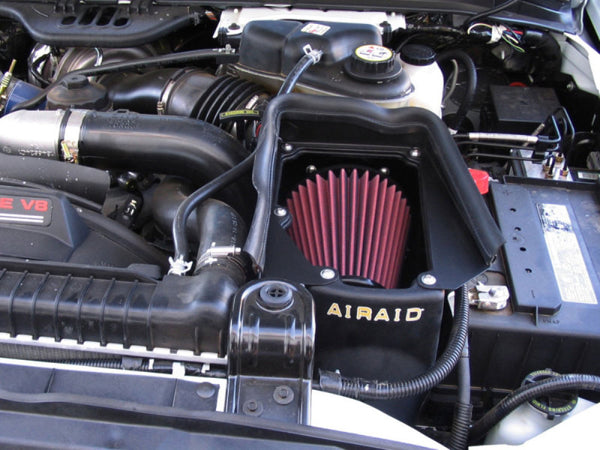 Airaid 03-07 Ford Power Stroke 6.0L Diesel MXP Intake System w/o Tube (Dry / Red Media)