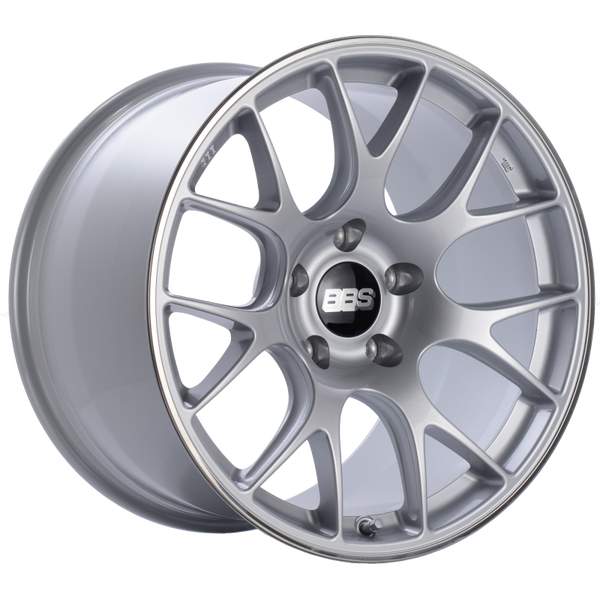 BBS CH-R 19x12 5x130 ET45 CB71.6 Brilliant Silver Polished Rim Protector Wheel