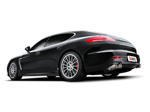 Akrapovic 14-15 Porsche Panamera Turbo (970) Evolution Line Cat Back (Titanium) w/ Titanium Tips