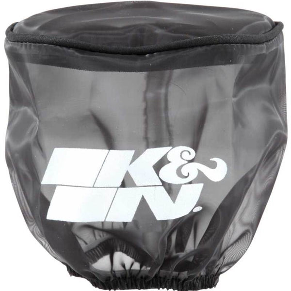 K&N Black DryCharger Round Straight Air Filter Wrap 4.5in ID x 4in H