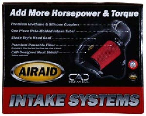Airaid 04-13 Nissan Titan/Armada 5.6L CAD Intake System w/o Tube (Dry / Red Media)