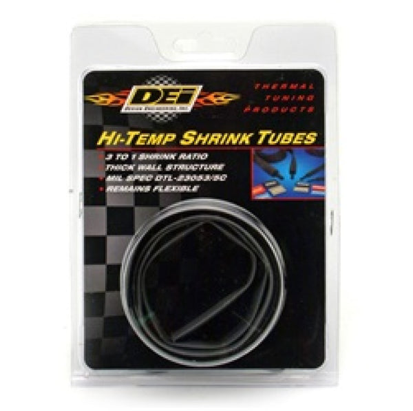 DEI Hi-Temp Shrink Tube 9mm x 4ft - Black