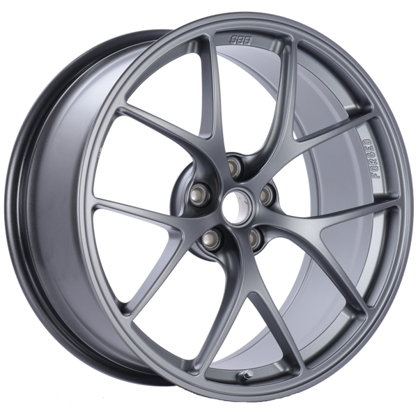 BBS FI 19x8.75 5x108 ET18 CB67 Satin Titanium Wheel