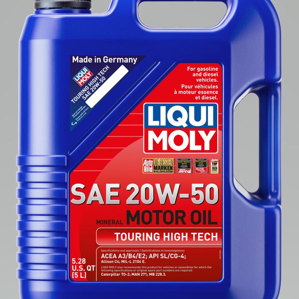 LIQUI MOLY 5L Touring High Tech Motor Oil 20W-50