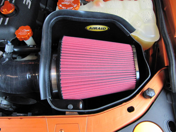 Airaid 11-14 Dodge Charger/Challenger MXP Intake System w/ Silicone Tube (Oiled / Red Media)