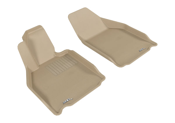 3D MAXpider 2005-2012 Porsche 911 997 Kagu 1st Row Floormat - Tan