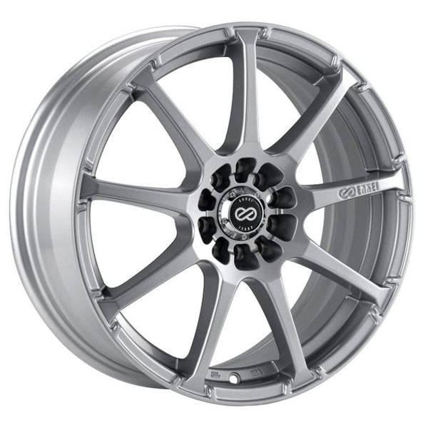 Enkei EDR9 16x7 5x100/114.3 45mm offset 72.6 Bore Diameter Silver Wheel