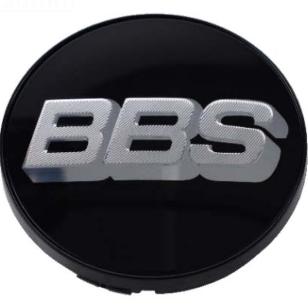 BBS Center Cap 56mm Black/Silver