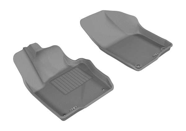 3D MAXpider 2011-2018 Volkswagen Jetta Sedan Kagu 1st Row Floormat - Gray