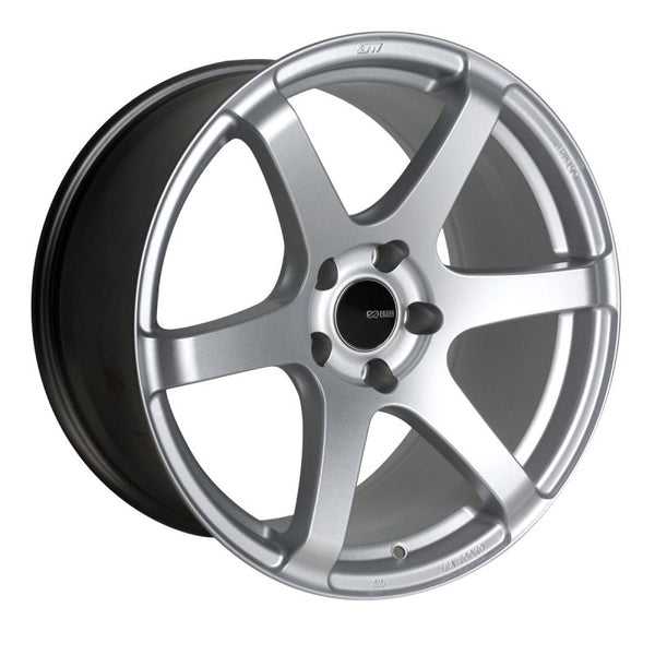 Enkei T6S 17x9 35mm Offset 5x114.3 Bolt Pattern 72.6 Bore Matte Silver Wheel