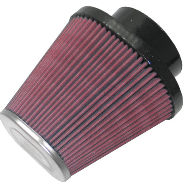 K&N Universal Chrome Filter Oval Tapered 7.063in Base O/S L X 5.469in Base O/S W x 8.031in H