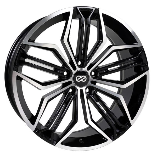 Enkei CUV 17x7.5 5x108 45mm Offset 72.6mm Bore Black Machined