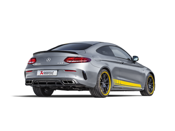 Akrapovic 16-17 AMG C63 Coupe Evolution Line Cat Back (Titanium) w/ Carbon Tips (Req. Link Pipe)