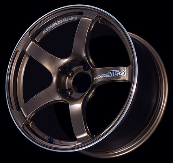 Advan TC4 18x10.5 +15 5-114.3 Racing Umber Bronze and Ring Wheel