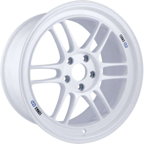 Enkei RPF1 18x10 5x114.3 38mm Offset 73mm Center Bore Vanquish White Wheel (Special Order/ MOQ 40*)