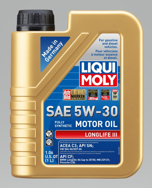 LIQUI MOLY 1L Longlife III Motor Oil 5W-30