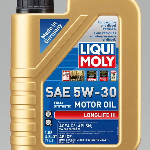 LIQUI MOLY 1L Longlife III Motor Oil 5W-30